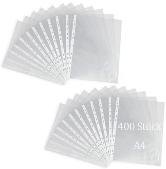 0,04 mm A4 100 stuks folieverpakking transparant glashelder