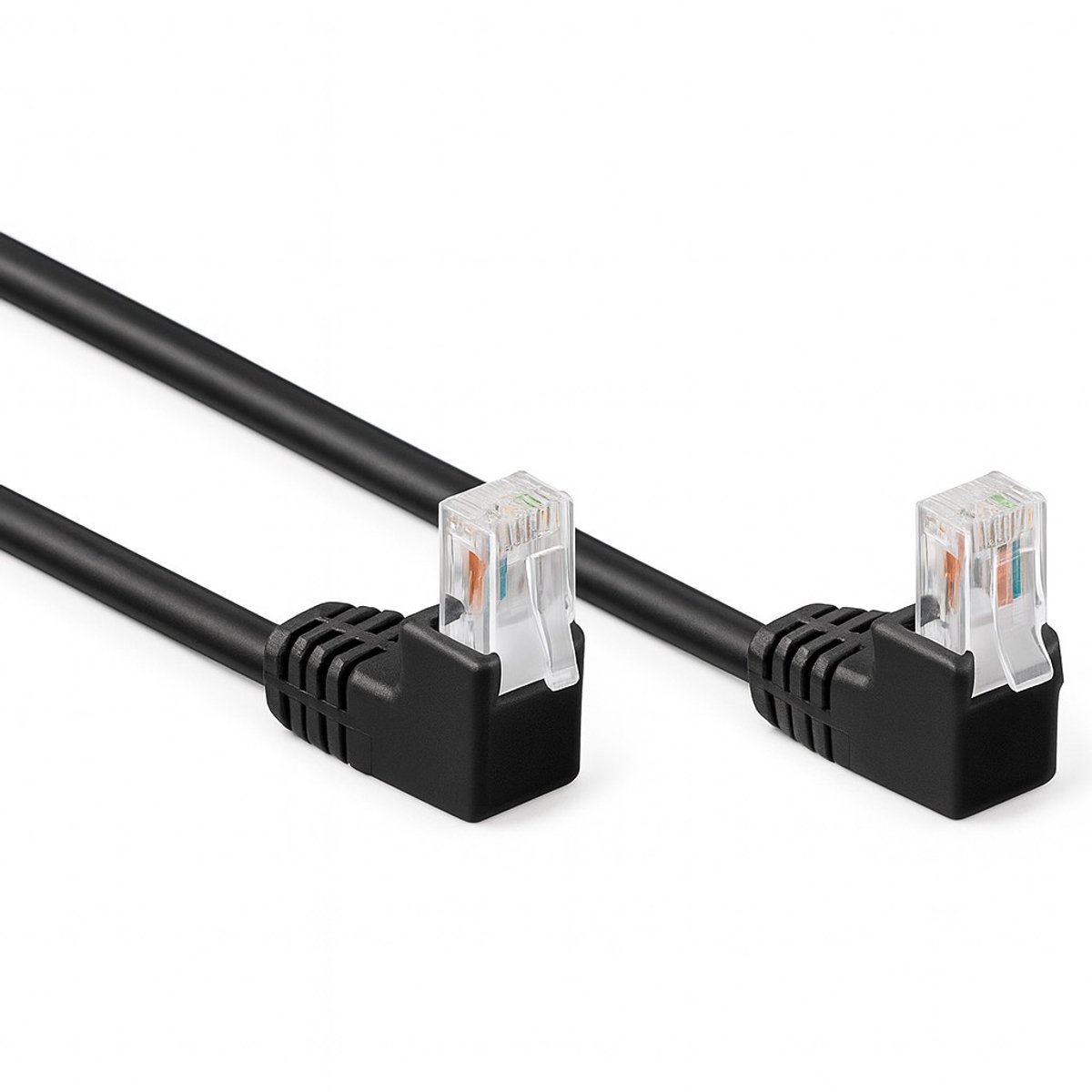 CAT5E Netwerkkabel - RJ45 - zwart - 0.5 m