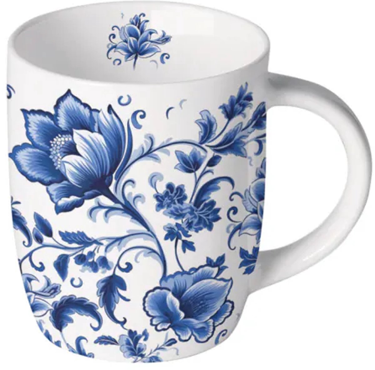 Mok - Beker - Delft blue florals - 200ml