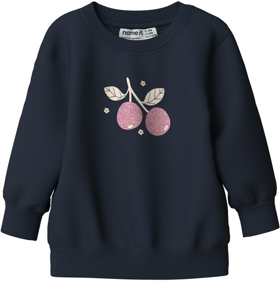 NAME IT - NBFVRILLIE LS SWEAT BOX BRU - Baby - Vesten
