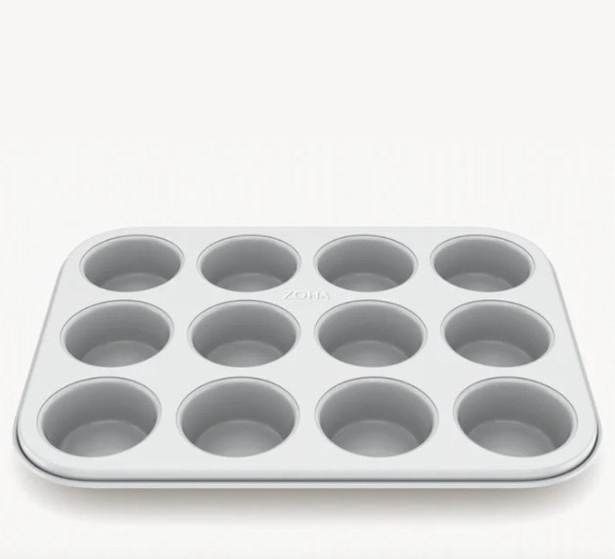 Keramische Zoha Muffinvorm 12 Cups – PFAS-vrij – Natuurlijk Antiaanbak – Aluminium 35×26,5 cm – Voor Luchtige Muffins Zonder Aanbakken