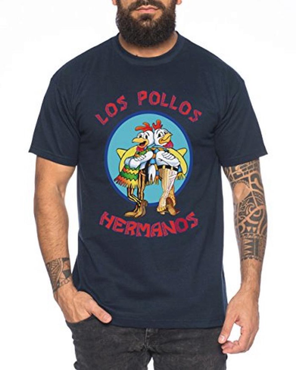 Trendy heren T-shirt met originele opdruk