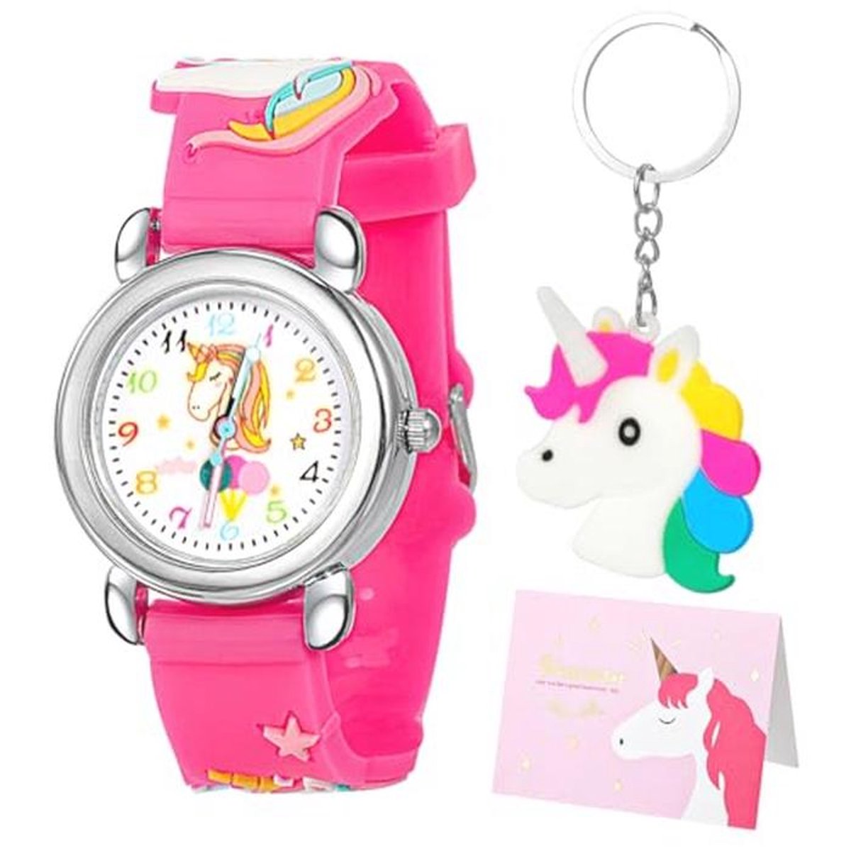 Schattig Kinderhorloge voor Meisjes met Lollipop-Design