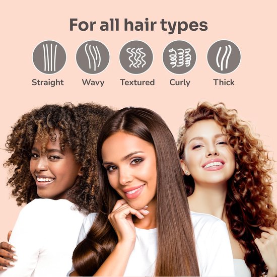 WetBrush Go Green Detangler Pink - Brosse à cheveux Anti Tangle - Biodégradable - 1 pièce