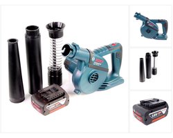 Bosch GBL 18 V-120 accubladblazer Bladblazer met 1 x Bosch GBA 18 V 5,0 Ah accu