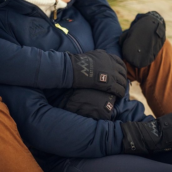 HeatX Verwarmde Handschoenen Everyday Gloves - Elektrische Handschoenen Verwarmd - Skihandschoenen - Fietshandschoenen - Maat S