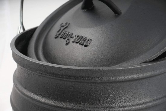 Gietijzeren Potjie #3 | 8 Liter | Zuid-Afrikaanse Kookpot voor BBQ en Kampvuur — afbeelding 3