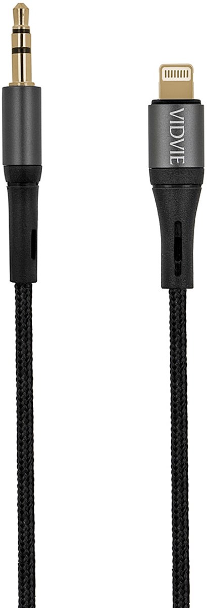 VIDVIE Kabelaansluiting 3,5 mm / Lightning 1,8 m AL1112 - Audio AUX