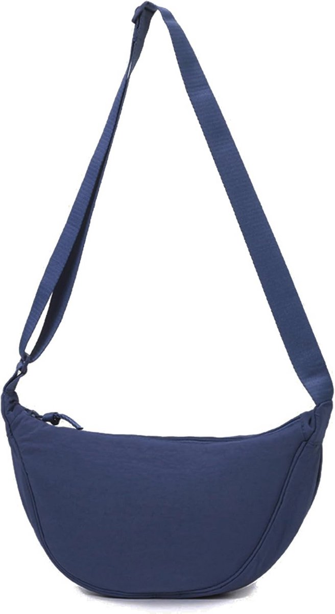 Halve Maan Tas voor Vrouwen - Verstelbare Crossbody Nylon Handtas in Diverse Kleuren