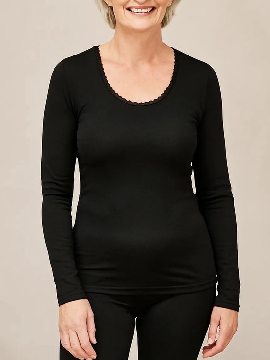 Ten Cate thermo long sleeve lace snow white voor Dames | Maat M — afbeelding 4