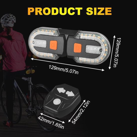 LED Fietslamp USB-C Oplaadbaar - STVZO-Goedgekeurd