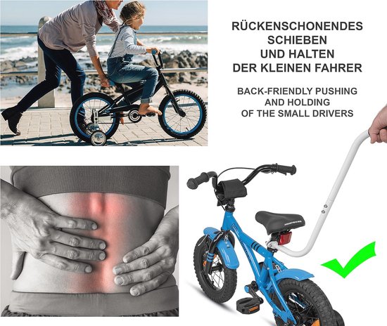 Prometheus Bicycles Prometheus Schuifstang, voor kinderfiets, deelbaar Prometheus Bicycles Prometheus Schuifstang, voor kinderfiets, deelbaar