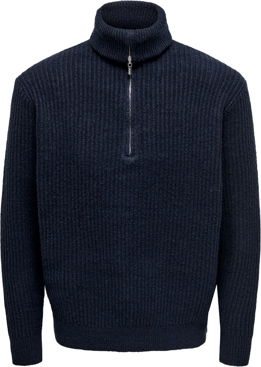 Only & Sons Frame Trui Heren Sweater Dark Sapphire Blauw