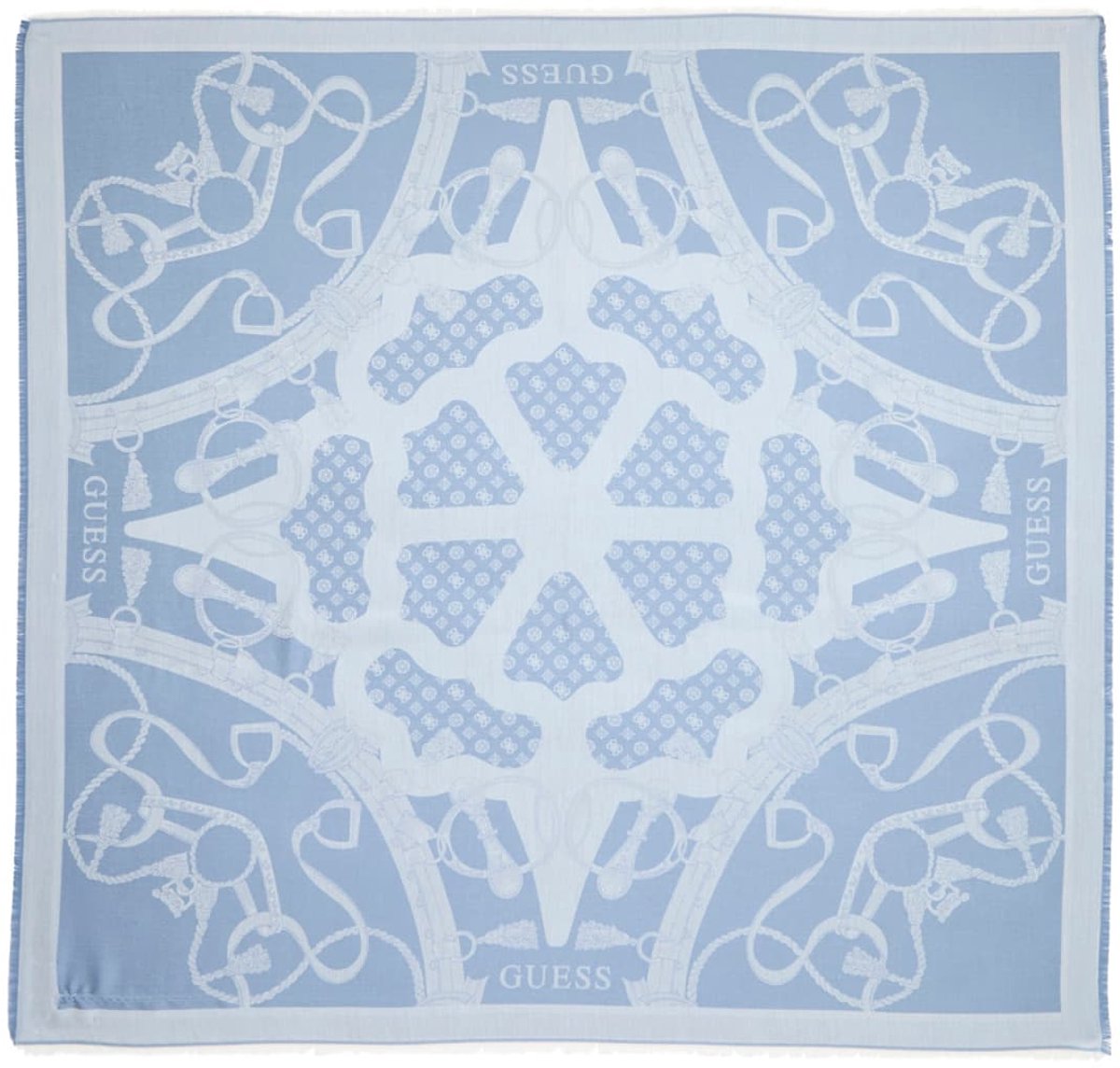 Guess Dita Kefiah Dames Sjaal 120x120 - Vierkante sjaal - Ocean