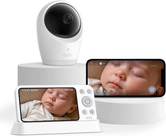 eufy Baby E21 Babyfoon - Baby Monitor - 4K Camera - Hybride