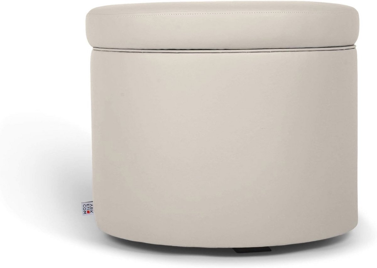 Zitzak Puff van kunstleer met Voetenbank - Moderne Design Kruk voor Woonkamer en Kinderkamer