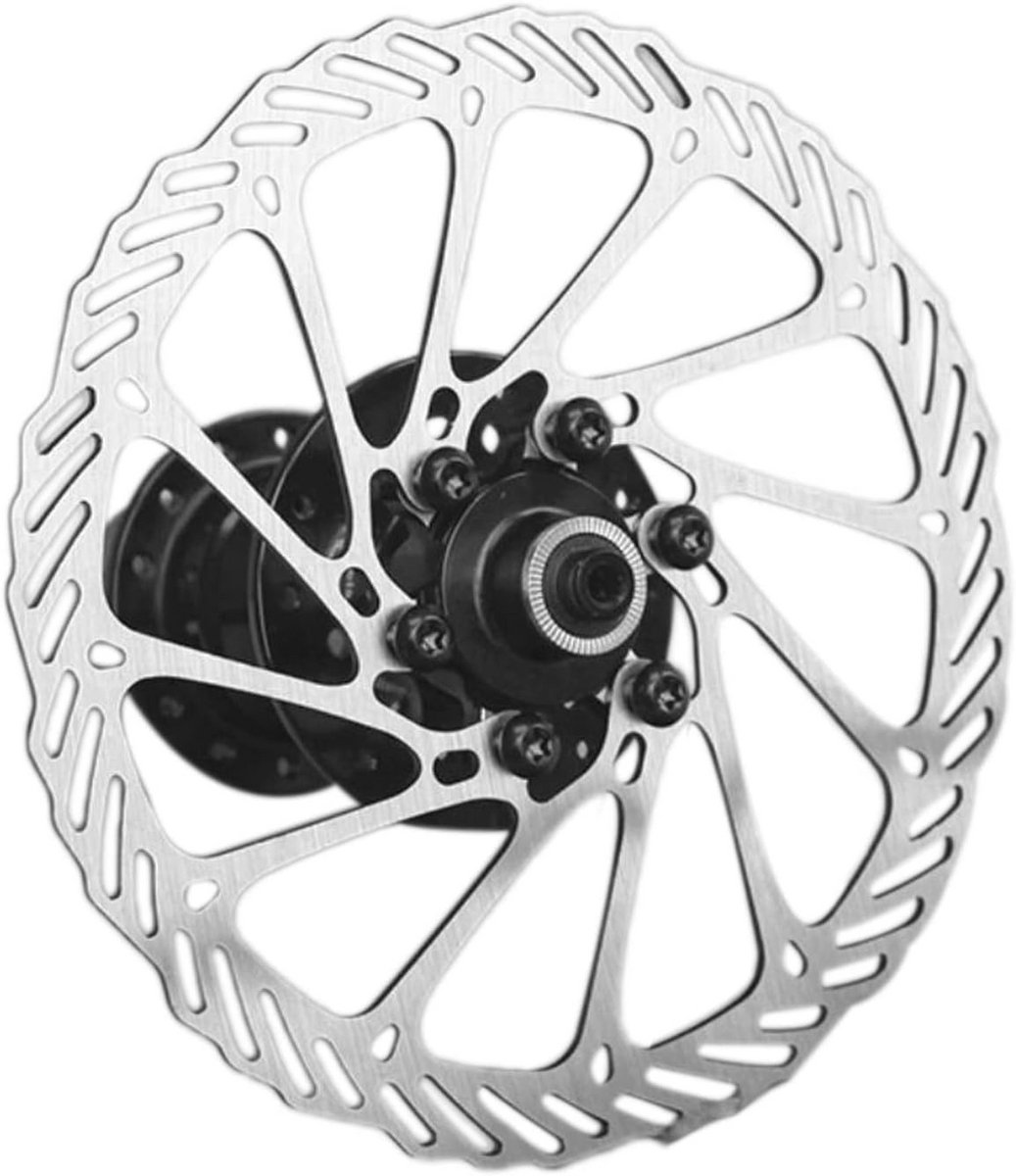 Fiets Remschijven Set van 2 - Hoogwaardige RVS 160mm, 180mm, 203mm - Inclusief Schroeven voor Racefiets, MTB en BMX