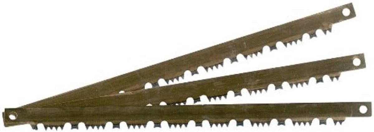 Set van 3 vlaktandzaagbladen voor hout - 20 x 300 mm / 14 inch