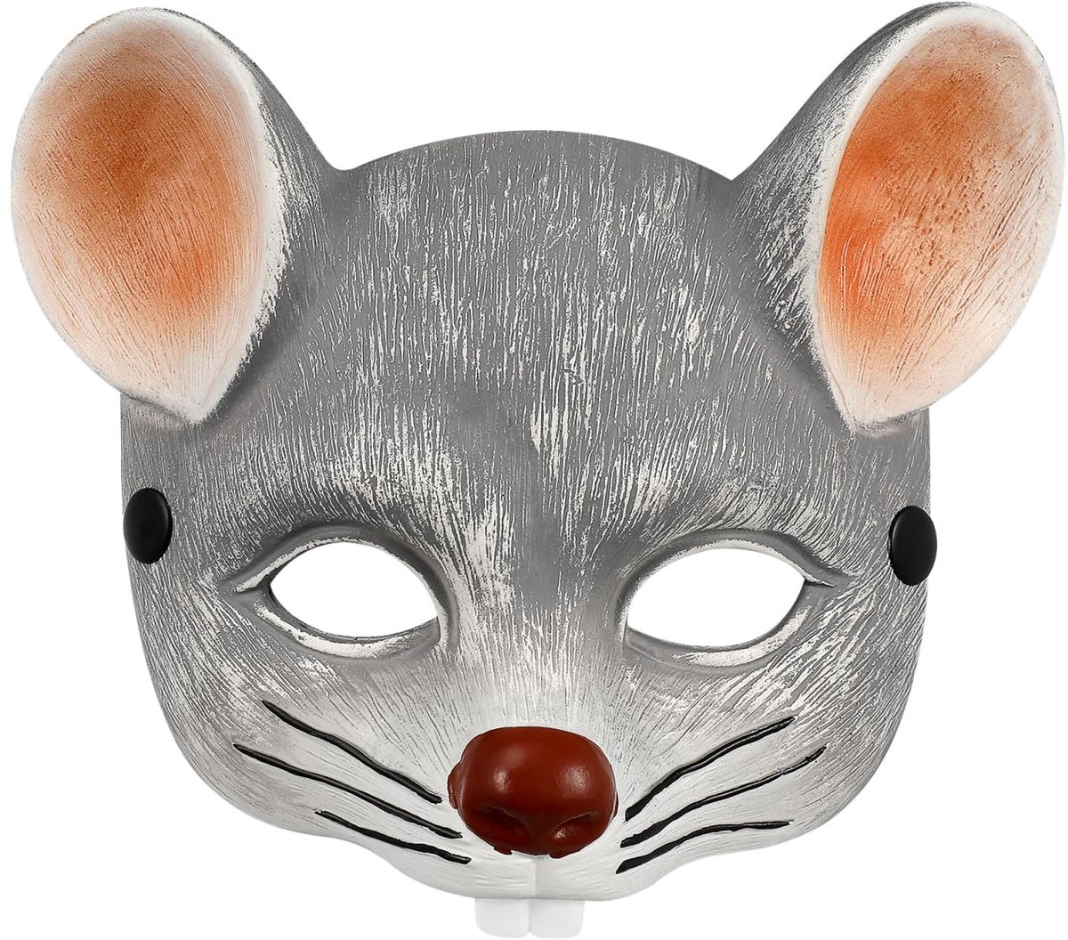 Grey Rat Mask - Mouse Mask Realistic Rats Scars Costume Rat Head Mask Animal Costume Halloween Costume Objects