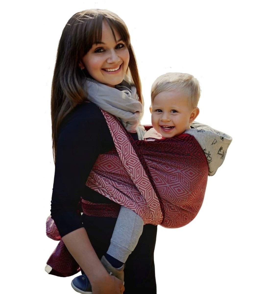 Little Frog Ruby Cube Draagdoek 4,6m - Geweven Jacquard