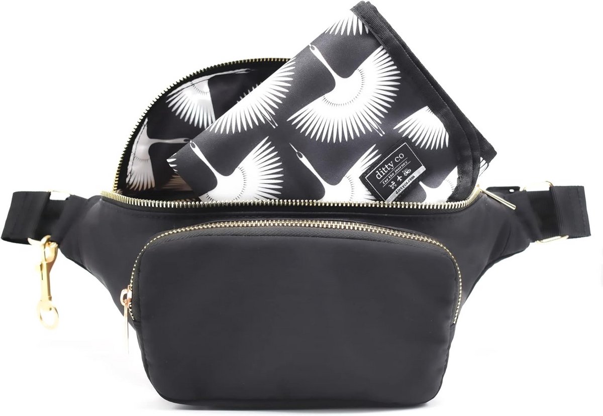 Kleine luiertas met draagbaar aankleedkussen - Crossbody tassen voor vrouwen - Baby veeg houder en essentials voor onderweg