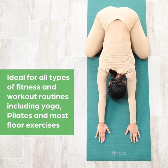 Premium Yogamat voor Yoga, Pilates en Vloeroefeningen - Draagdoek Inclusief van premium — afbeelding 3