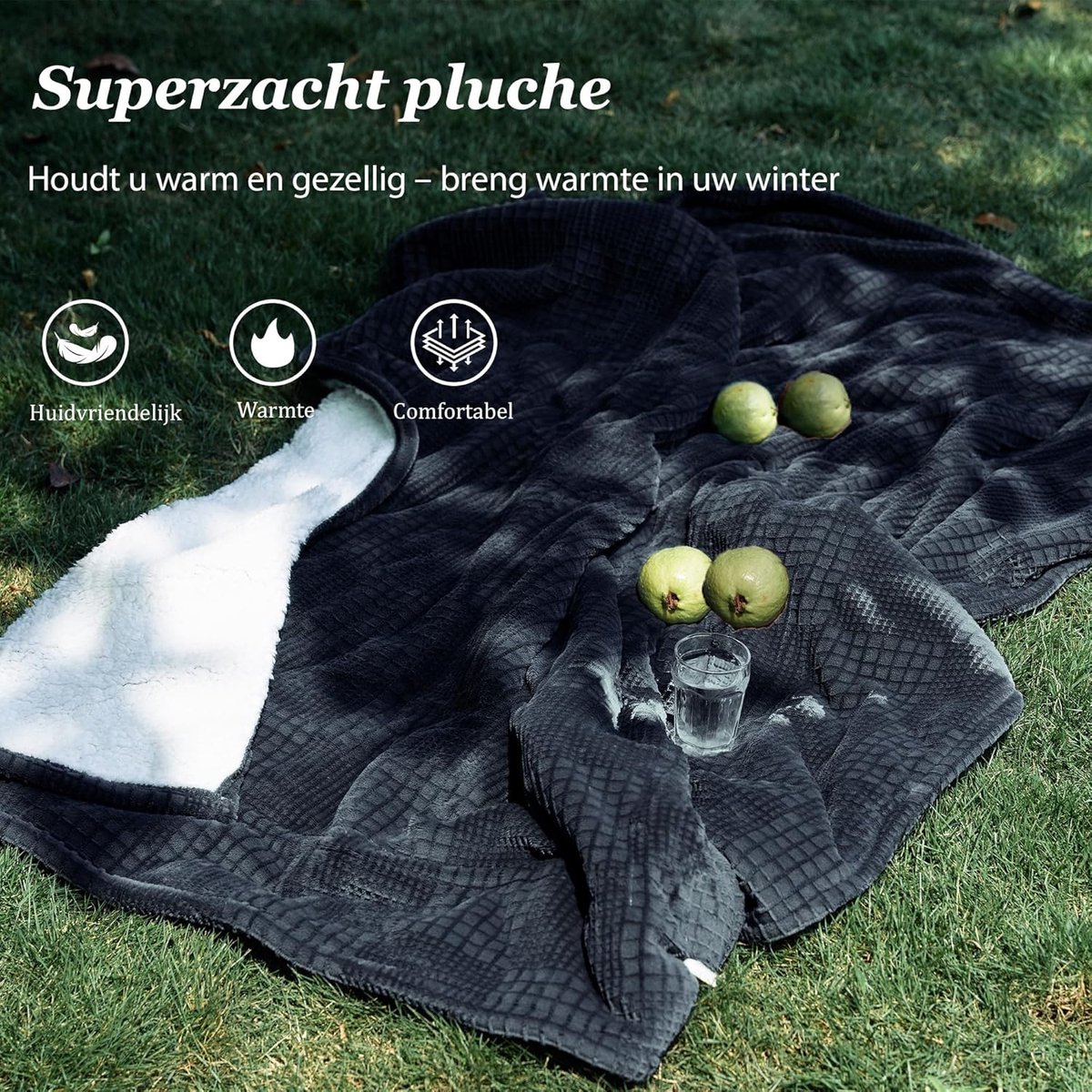 Elektrische Deken 130x180 cm met 9 Warmtestanden - afbeelding 3