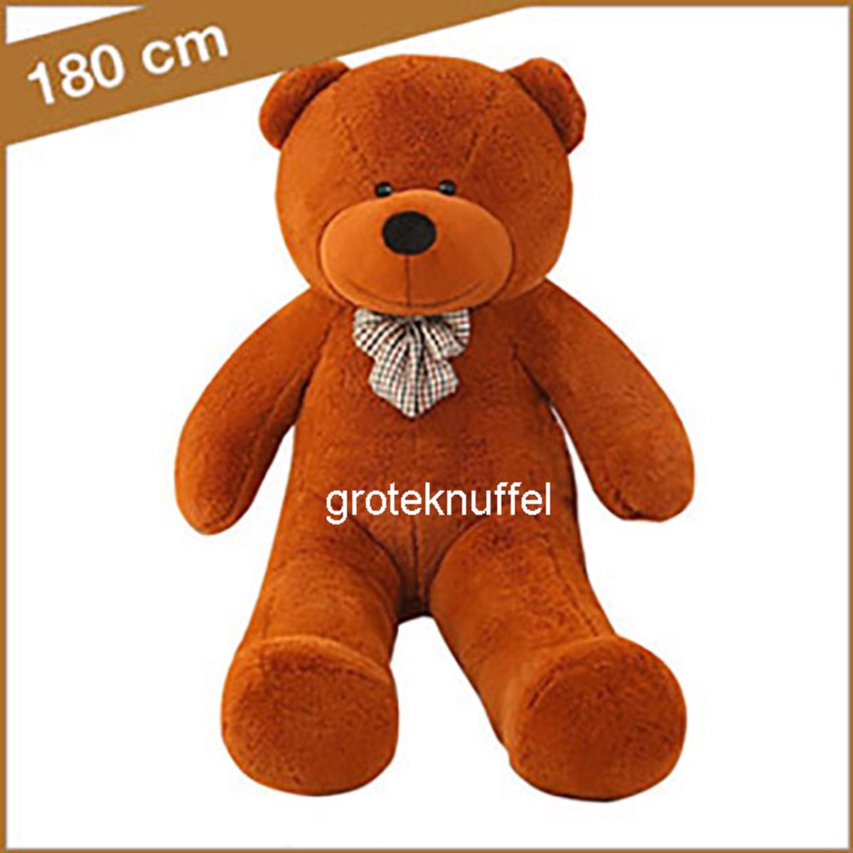 Grote knuffel - Knuffelbeer bruin - Zacht en liefdevol