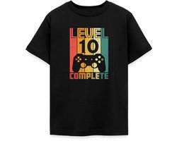Gamer Level 10 Complete | Verjaardagscadeau 10e Verjaardag T-Shirt Tiener