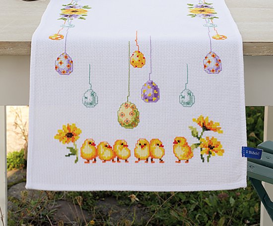 Vervaco - Perlaida loper kit - Pasen - Paaskuikens - PN-0156320 - Borduren - Borduurpakket - Borduurpakket volwassenen - Borduurpakket kind