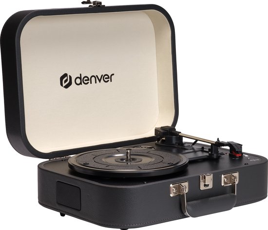 Denver Platenspeler – Ingebouwde Speakers en Versterker – Incl. PC Software – Auto-stop – Retro – VPL130