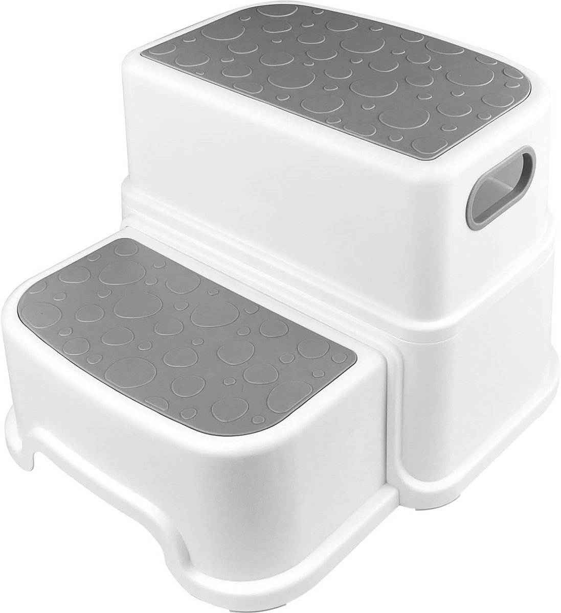 Kinderkruk met 2 Treden - Antislip Toilettrap voor Kinderen - Afneembare Trap voor Badkamer en Peuters