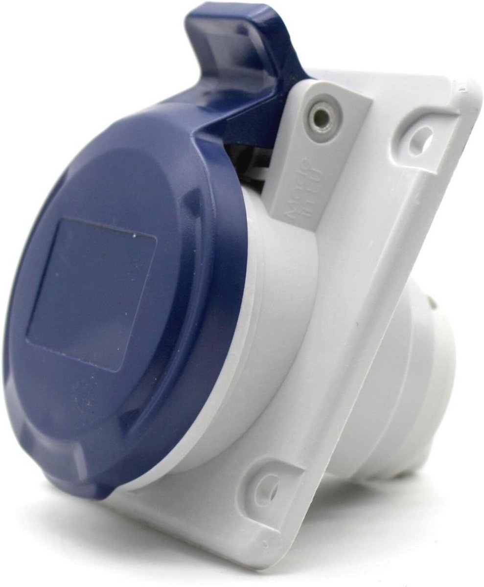 Industriële Inbouwsokkel 220 - IP44 | 2P+T 16A (3 polen)