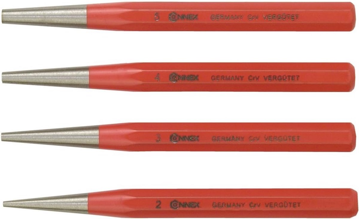 4-delige chroom-vanadium doorslagset voor handgereedschap
