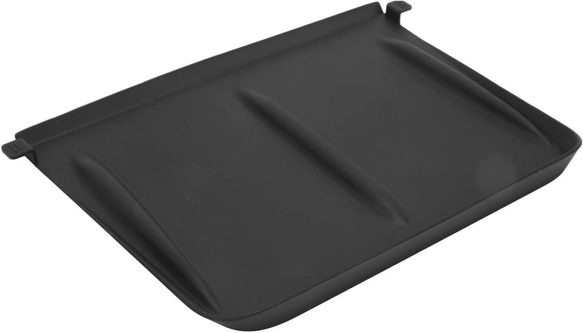 E-Ambar - Anti Slip Auto Opladen Mat met Draadloze Oplader en Siliconen Telefoonhouder