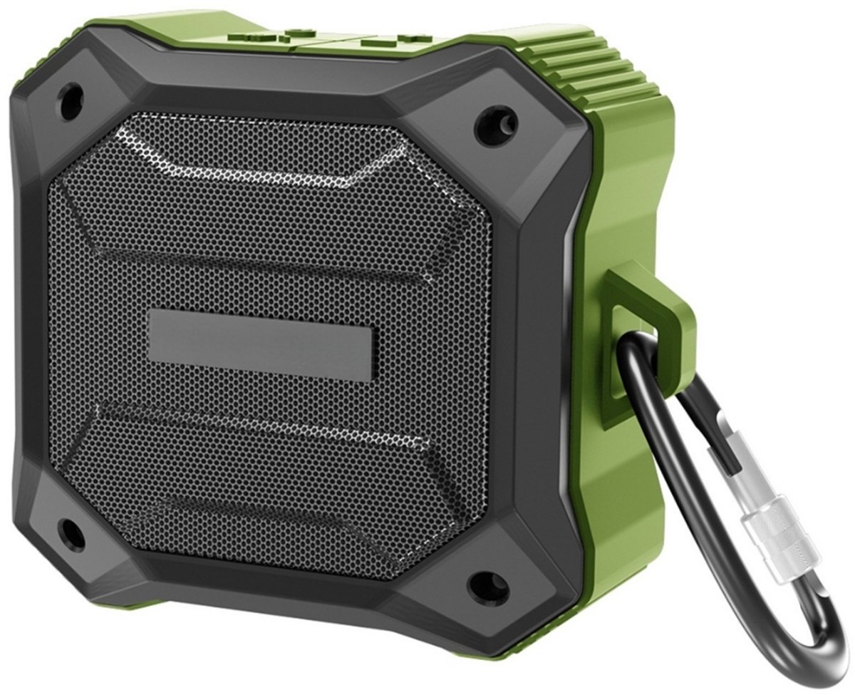 Fivesquare CAMP SPEAKER – Groen - Draagbare Outdoor Bluetooth Speaker | IPX7 Waterdicht, TWS Stereo, 5W & 12u Playtime