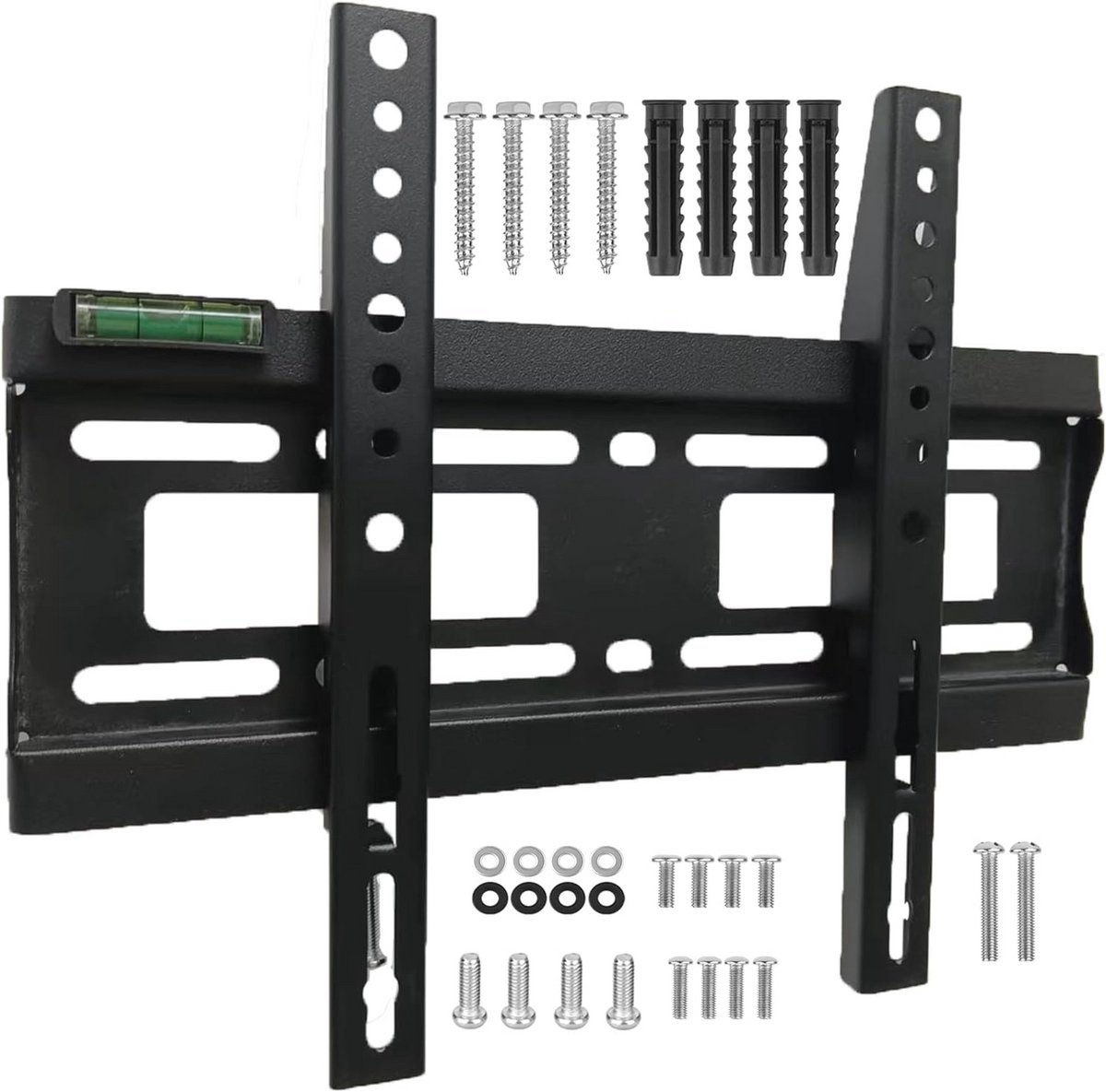 Muurbeugel voor Flat TV's 32-50 inch - VESA Muurmontage met Waterniveau, 66 lbs Capaciteit