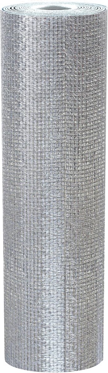 Radiatorreflectorfolie - 3 mm isolatiefolie 0,6 m x 7,5 m - dubbelzijdige aluminium thermische reflectie
