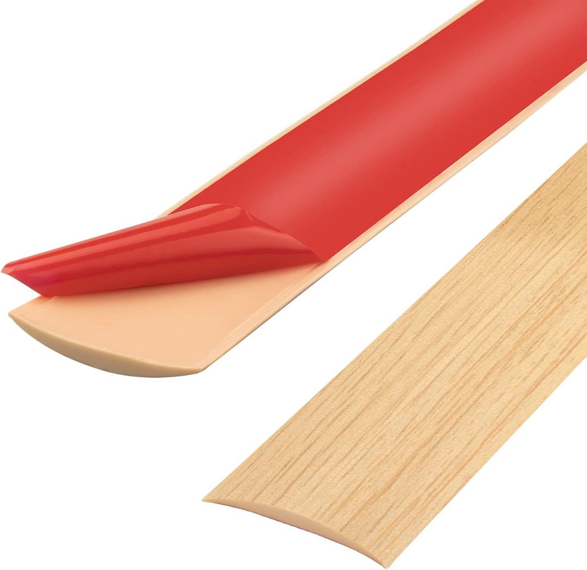 PVC Drempelstrip 200 cm - Zelfklevende Vloerovergangsstrip voor Laminaatvloer