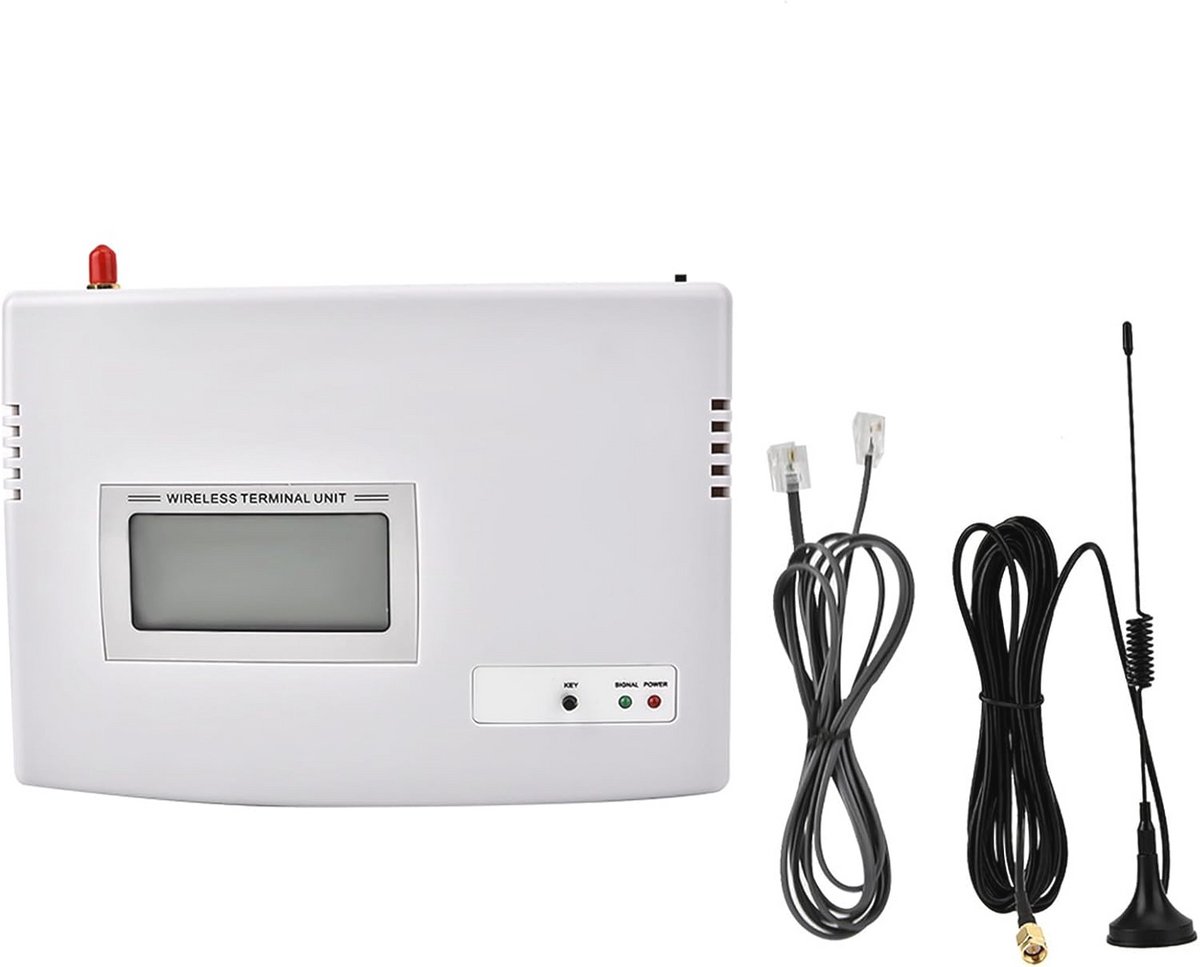 Draadloze GSM Gateway voor Thuis met LCD Display - Quadband 850/900/1800/1900 - Ondersteunt Alarmsystemen