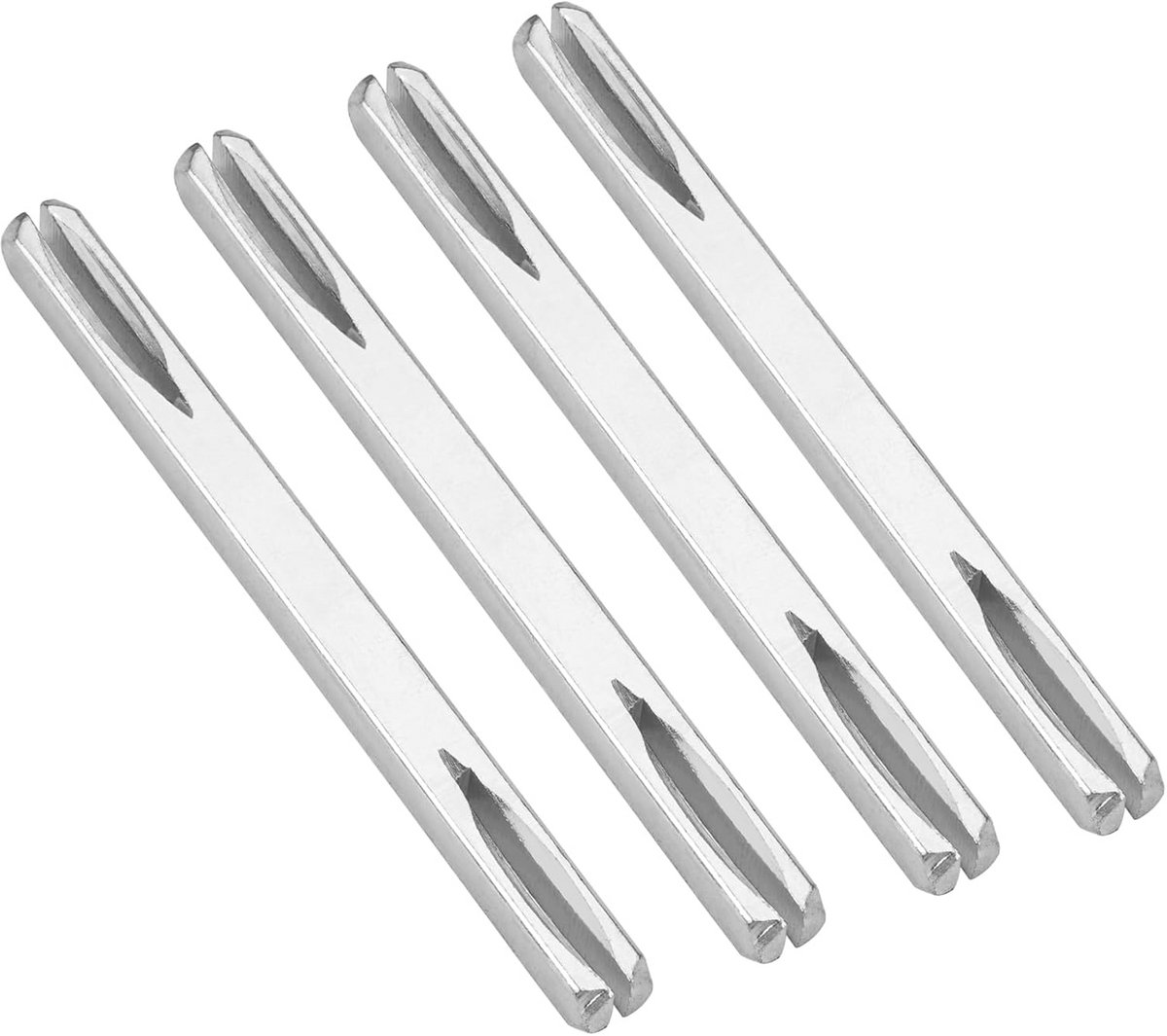 Drukstift Set van 4 - IJzeren Vierkante Bevestigingspennen voor Deurgrepen en Krukgarnituren