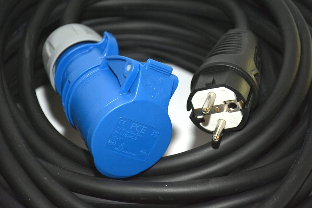 Camper-adapter H05VV-F 3x1.5 Camping CEE 20m