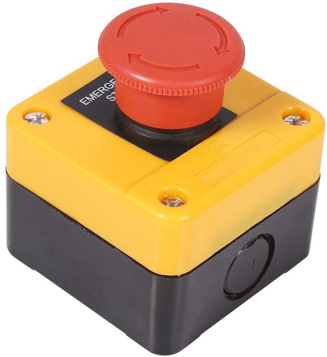 Noodstopknop 660V 10A - Duurzame Paddestoeldrukknop voor Noodsituaties