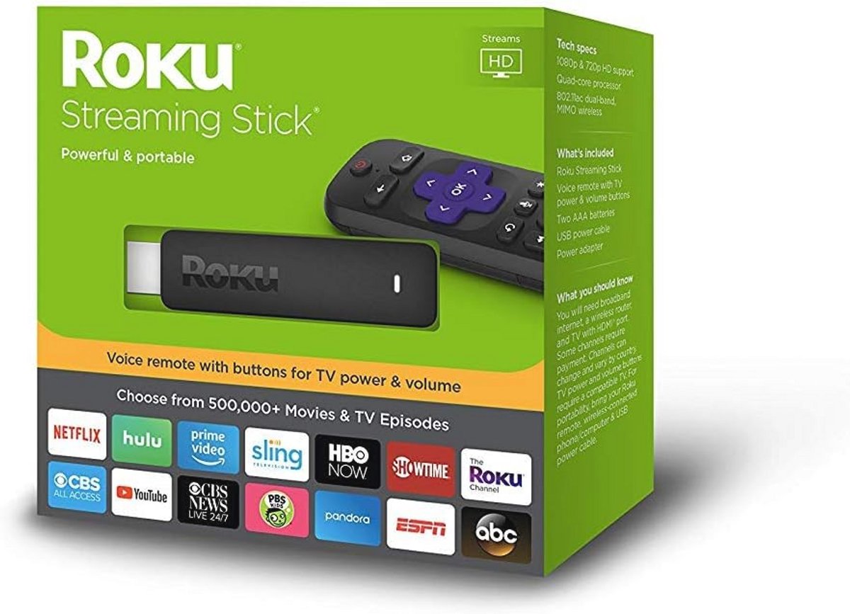 Streaming Stick met Voice Remote - Draagbare Mediaspeler voor Online Streaming