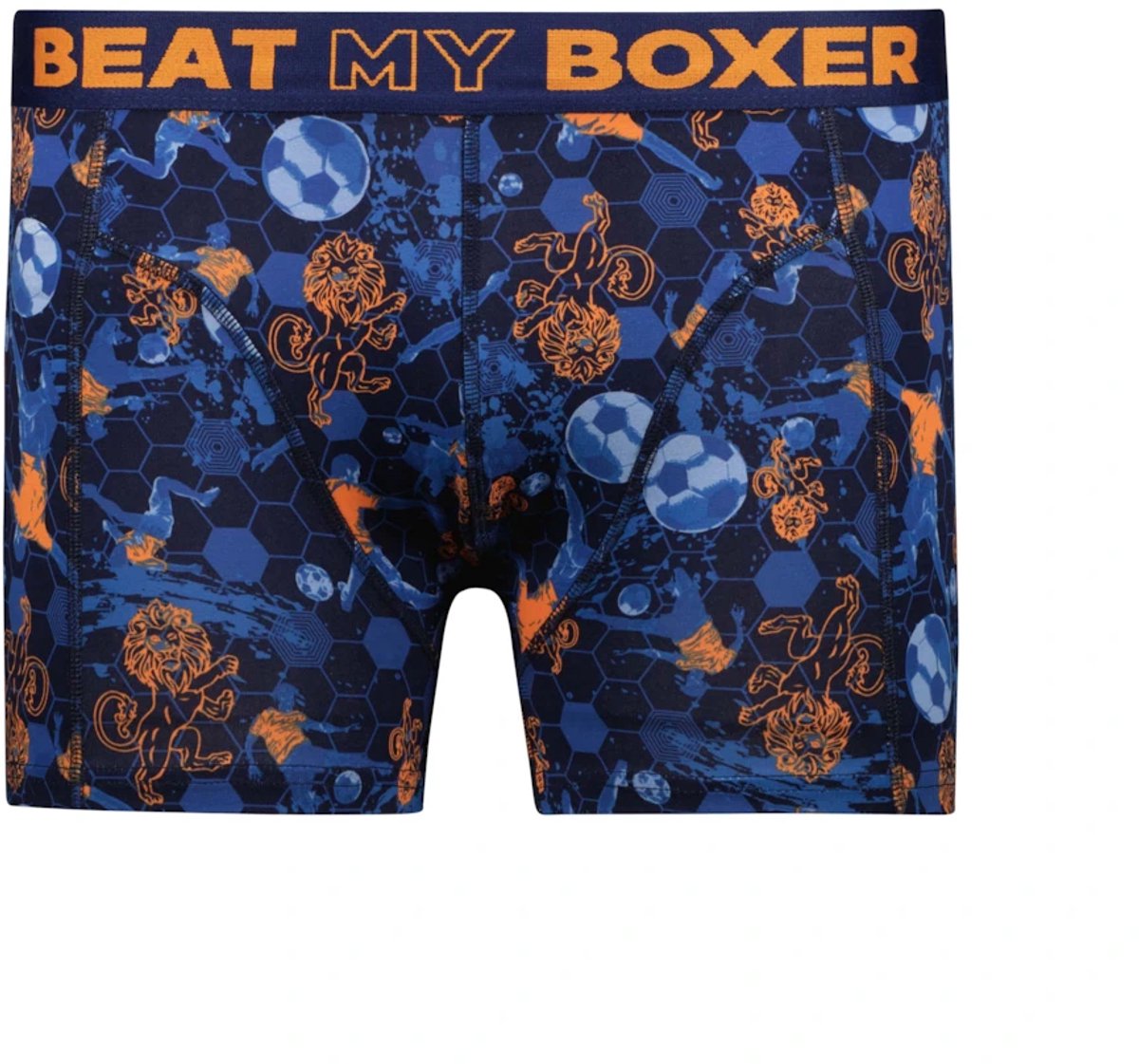 Beat my Boxer heren boxershorts - Elastisch katoen - maat M - Football