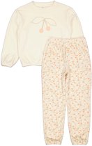 Quapi ensemble pyjama fille velvet, off white Sketch Orange Kers taille 92