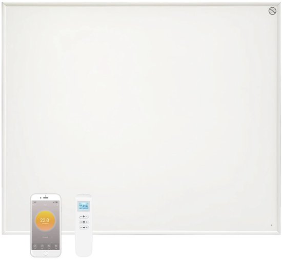 Quality Heating Infrarood paneel QH-SP- 60 x 120 cm - 720W - Wifi functie - Thermostaat - Wandmontage & Vrijstaand