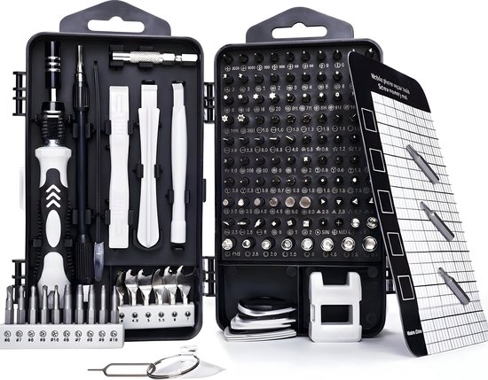 Brute Strength - 138 delige Precisie Schroevendraaierset Magnetisch - Universeel - Magnetisch - Gereedschapset- Schroevendraaiers - Bitset met Torx