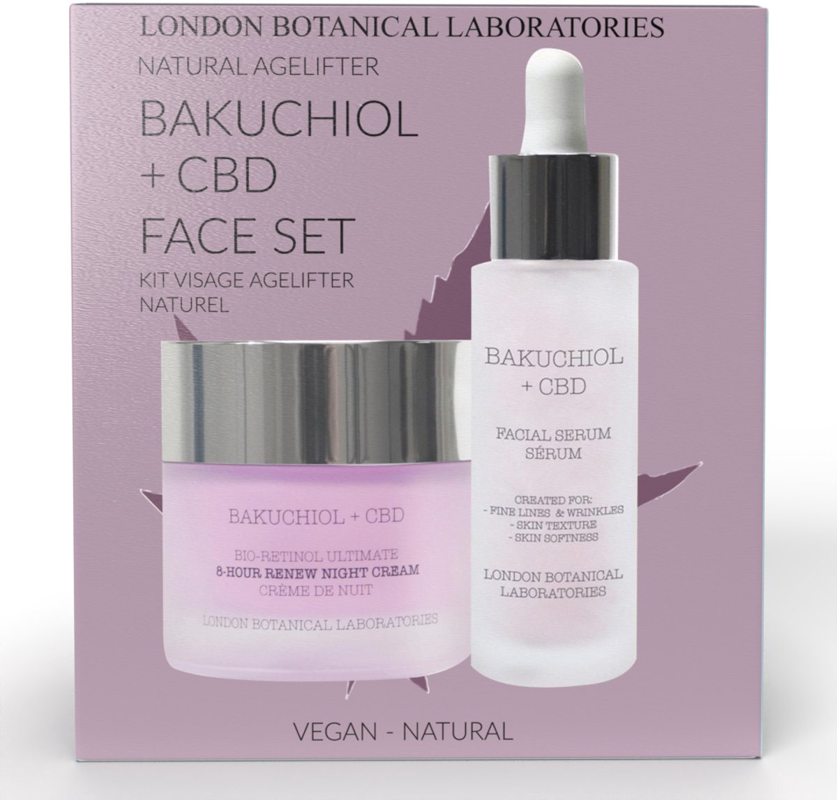 London Botanical Laboratories Bakuchiol + CBD gezichtsset
