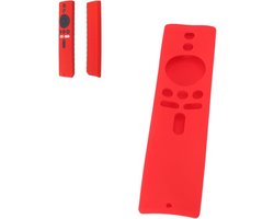 Beschermende Silicone Case - Anti-Slip Cover voor Afstandsbediening - Geschikt voor Mi Box S, Mi TV Stick en Mi Box S 4K (Rood)